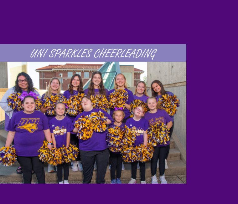 Group photo of Sparkles Cheerleading